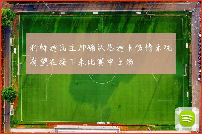 科特迪瓦主帅确认恩迪卡伤情乐观有望在接下来比赛中出场